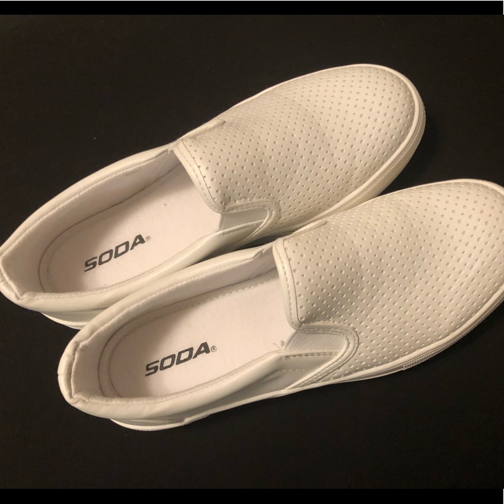 Women’s Soda Brand White Memory Foam Shoes